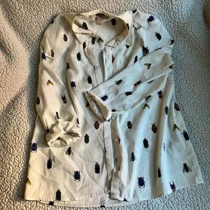 Forever 21 women’s insect print button down